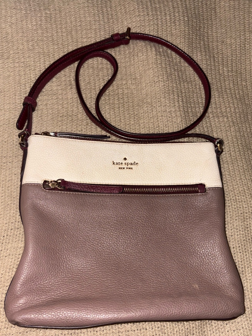 Kate Spade New York Jackson Colorblock Top Zip Crossbody bag